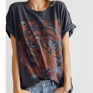 FreePeople Oversized Tiger Tee by Wrangler NWT (S)